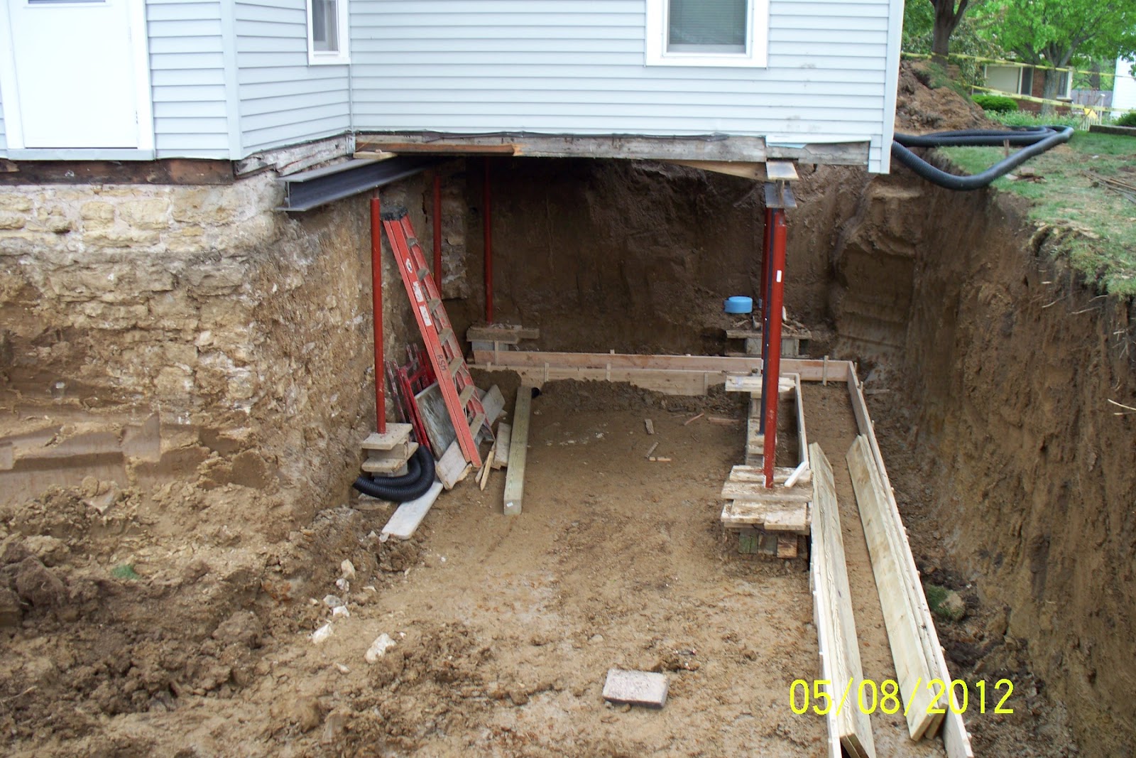 Can you dig a basement under an existing house?
